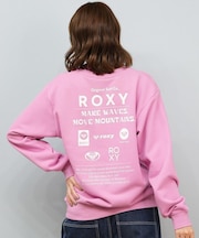 ROXY/長袖トレーナー スウェット バックプリント HISTORICAL LOGO PULL OVER RPO254026 ロキシー レディース ムラサキスポーツ