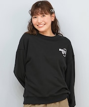 ROXY/長袖トレーナー スウェット ワンポイント シンプル JIVY PULL OVER RPO254028 ロキシー レディース ムラサキスポーツ