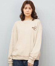 ROXY/長袖トレーナー スウェット ワンポイント シンプル JIVY PULL OVER RPO254028 ロキシー レディース ムラサキスポーツ