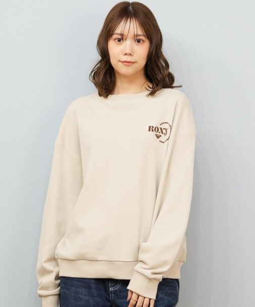 ROXY/長袖トレーナー スウェット ワンポイント シンプル JIVY PULL OVER RPO254028 ロキシー レディース ムラサキスポーツ