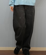 ROXY/ロングパンツ デニム パンツ Gパン ハイウエスト ワイドシルエット RPT254016 ロキシー レディース ムラサキスポーツ