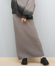 ROXY/ロングスカート ニットスカート 無地 シンプル セットアップ対応 RSK254614M ロキシー レディース ムラサキスポーツ