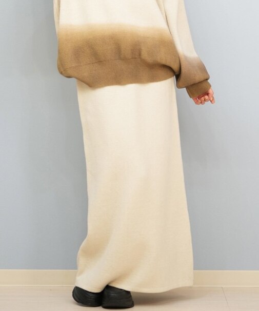 ROXY/ロングスカート ニットスカート 無地 シンプル セットアップ対応 RSK254614M ロキシー レディース ムラサキスポーツ