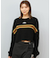 ROXY/長袖ニット セーター クロップド丈 ショート丈 ワイドシルエット HORIZON SWEATER RSR254007 ロキシー レディース ムラサキスポーツ