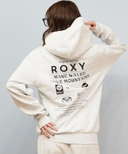 ROXY/長袖ジップアップ パーカー バックプリント ロゴ HISTORICAL LOGO ZIP HOODIE RZP254027 ロキシー レディース ムラサキスポーツ