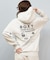 ROXY/長袖ジップアップ パーカー バックプリント ロゴ HISTORICAL LOGO ZIP HOODIE RZP254027 ロキシー レディース ムラサキスポーツ