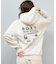ROXY/長袖ジップアップ パーカー バックプリント ロゴ HISTORICAL LOGO ZIP HOODIE RZP254027 ロキシー レディース ムラサキスポーツ