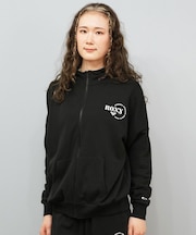 ROXY/長袖ジップアップ パーカー ロゴ シンプル JIVY ZIP HOODIE RZP254029 ロキシー レディース ムラサキスポーツ