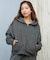 Hurley/長袖ジップアップ パーカー ワンポイント 裏毛 SWEAT PIGMENT FZ HOODIE WCFF252030 ハーレー レディース ムラサキスポーツ