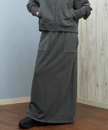 Hurley/スカート ロングスカート ロゴ ピグメント加工 PIGMENT SKIRT WCSK252033 ハーレー レディース ムラサキスポーツ