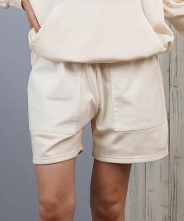 Hurley/ハーフパンツ ショートパンツ ショーツ スウェット ロゴ 異素材ミックス 裏毛 セットアップ対応 WCWS252023 ハーレー レディース ムラサキスポーツ