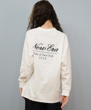 NEWERA/長袖 Tシャツ ロンT バックプリント WS LS OVERSIZED COTTON T 14674699 ニューエラ レディース ムラサキスポーツ