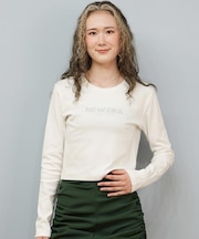 NEWERA/長袖 Tシャツ ロンT クロップド丈 ショート丈 WS LS SOLONA MINI TEE 14674701 ニューエラ レディース ムラサキスポーツ