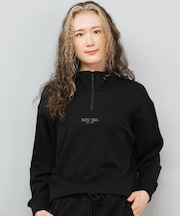 NEWERA/長袖トレーナー スウェット ハーフジップ ロゴ WS SWEAT HALF ZIP 14674706 ニューエラ レディース ムラサキスポーツ