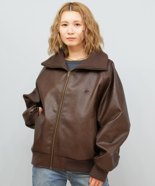 BEVERLY HILLS POLO CLUB/ジャケット レザー アウター ユニセックス 5487-6340 ビバリーヒルズポロクラブ レディース ムラサキスポーツ