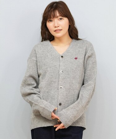 BEVERLY HILLS POLO CLUB/ニット セーター カーディガン シンプル ワンポイント 5487-6750 ビバリーヒルズポロクラブ レディース ムラサキスポーツ