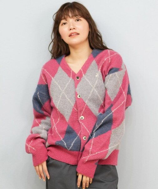 BEVERLY HILLS POLO CLUB/ニット セーター カーディガン チェック 5487-6751 ビバリーヒルズポロクラブ レディース ムラサキスポーツ