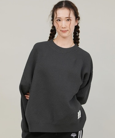 DISCUS ATHLETIC/ニット セーター シンプル DSCスポンディッシュクルーニット 5487-6970 ディスカスアスレチック レディース ムラサキスポーツ