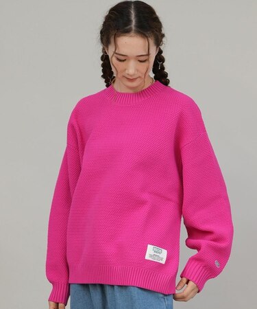 DISCUS ATHLETIC/ニット セーター シンプル DSCスポンディッシュクルーニット 5487-6970 ディスカスアスレチック レディース ムラサキスポーツ