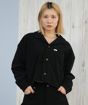 RVCA/長袖 シャツ クロップド丈 ショート丈 セットアップ対応 BF044-110 ルーカ レディース ムラサキスポーツ