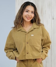 RVCA/長袖 シャツ クロップド丈 ショート丈 セットアップ対応 BF044-110 ルーカ レディース ムラサキスポーツ