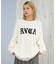 RVCA/ニット セーター クルーネック ロゴ BIG RVCA KNIT BF044-650 ルーカ レディース ムラサキスポーツ