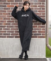 RVCA/ワンピース パーカー スウェット 裏起毛 CLASSIC HOODED LONG DRESS BF044-P35 ルーカ レディース ムラサキスポーツ