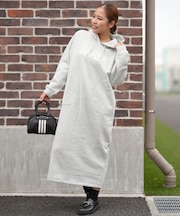RVCA/ワンピース パーカー スウェット 裏起毛 CLASSIC HOODED LONG DRESS BF044-P35 ルーカ レディース ムラサキスポーツ