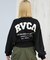 RVCA/ニット セーター バックプリント ロゴ ARCH RVCA MATCH CREW KNIT BF044-P65 ルーカ レディース ムラサキスポーツ