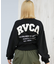 RVCA/ニット セーター バックプリント ロゴ ARCH RVCA MATCH CREW KNIT BF044-P65 ルーカ レディース ムラサキスポーツ