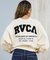 RVCA/ニット セーター バックプリント ロゴ ARCH RVCA MATCH CREW KNIT BF044-P65 ルーカ レディース ムラサキスポーツ