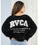 RVCA/ニット セーター カーディガン バックプリント ロゴ BF044-P66 ルーカ レディース ムラサキスポーツ