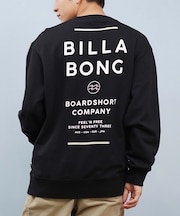 BILLABONG/長袖トレーナー スウェット クルーネック ロゴ バックプリント 裏毛 SUN BLOCK BF012-001 エレメント メンズ ムラサキスポーツ
