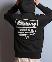 BILLABONG/長袖 プルオーバー パーカー サガラ刺繍 バックデザイン BF012-007 エレメント メンズ ムラサキスポーツ