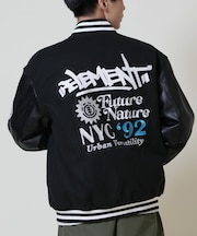 ELEMENT/アウター ジャケット スタジャン 刺繍 STADIUM JACKET BF022-752 エレメント メンズ ムラサキスポーツ