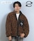 SANTACRUZ/アウター リバーシブル ジャケット ボア レオパード柄 MFG Hand MONO REVERSIBLE BOA JACKET 502254101 サンタクルーズ メンズ ムラサキスポーツ