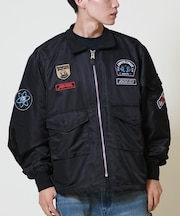 【限定】SANTACRUZ/ジャケット フライトジャケット ARMY ワッペン 502254103 サンタクルーズ メンズ ムラサキスポーツ限定