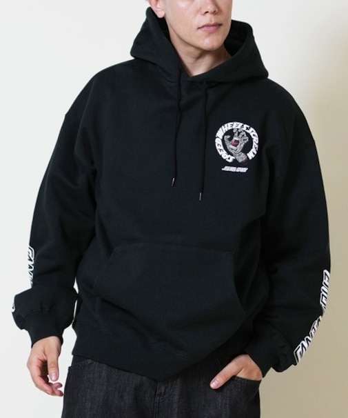 【限定】SANTACRUZ/プルオーバー パーカー スウェット バックプリント 裏起毛 502254303 サンタクルーズ メンズ ムラサキスポーツ限定