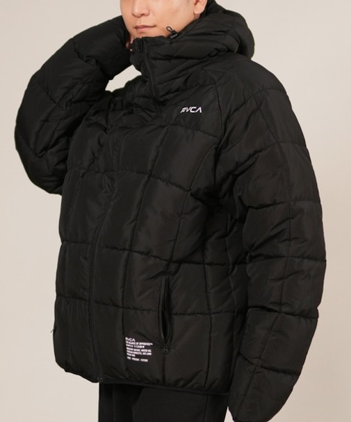 RVCA/中綿ジャケット アウター LIGHT PUFF MIL JKT BF042-751 ルーカ メンズ ムラサキスポーツ
