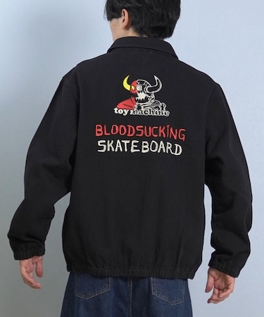 TOYMACHINE/アウター ジャケット レオパード柄 バックロゴ AM MONSTER STORE JACKET MTMFFJK9 トイマシーン メンズ ムラサキスポーツ