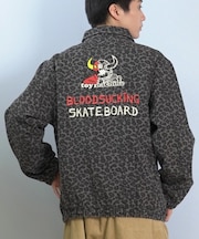 TOYMACHINE/アウター ジャケット レオパード柄 バックロゴ AM MONSTER STORE JACKET MTMFFJK9 トイマシーン メンズ ムラサキスポーツ