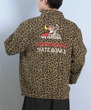 TOYMACHINE/アウター ジャケット レオパード柄 バックロゴ AM MONSTER STORE JACKET MTMFFJK9 トイマシーン メンズ ムラサキスポーツ