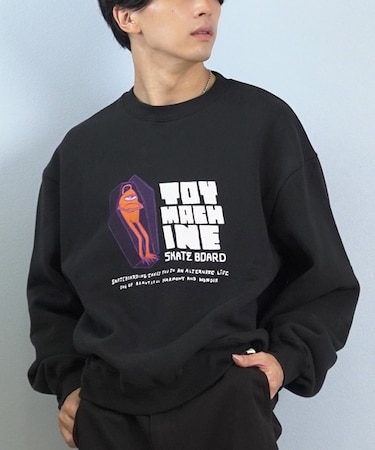 TOYMACHINE/長袖トレーナー スウェット クルーネック バックプリント 裏起毛 RLS SWEAT CREW MTMFFSW6 トイマシーン メンズ ムラサキスポーツ