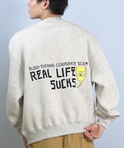 TOYMACHINE/長袖トレーナー スウェット クルーネック バックプリント 裏起毛 RLS SWEAT CREW MTMFFSW6 トイマシーン メンズ ムラサキスポーツ