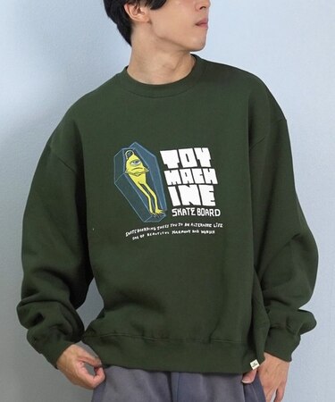 TOYMACHINE/長袖トレーナー スウェット クルーネック バックプリント 裏起毛 RLS SWEAT CREW MTMFFSW6 トイマシーン メンズ ムラサキスポーツ
