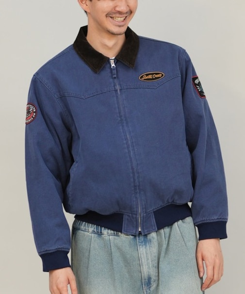 SANTACRUZ/アウター ワークジャケット SC PATCHES WORK JACKET 502254104 サンタクルーズ メンズ ムラサキスポーツ