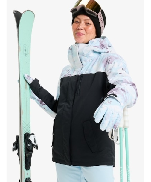 ROXY/スキースノーボードジャケット マウンテンパーカー ウインドブレーカー ROXY JETTY BLOCK JK ERJTJ03528 ロキシー レディース ムラサキスポーツ