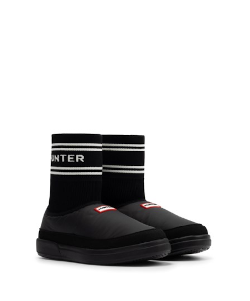 HUNTER/IN OUT KNITTED SOCK SLIPPER UFS7113REN スリッポン ハイカット ウィンターブーツ ハンター レディース ムラサキスポーツ 正規代理店