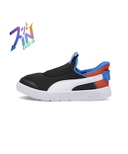 PUMA/キッズ 17.0～21.0cm コートフレックス V3 EASE IN PS 399734 スリッポン 子供 靴 シューズ スニーカー プーマ ムラサキスポーツ