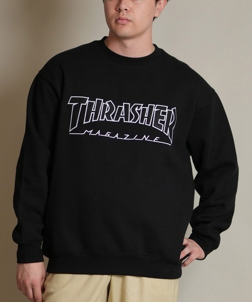 THRASHER/254TH1TR063 トレーナー スウェット メンズ クルーネック